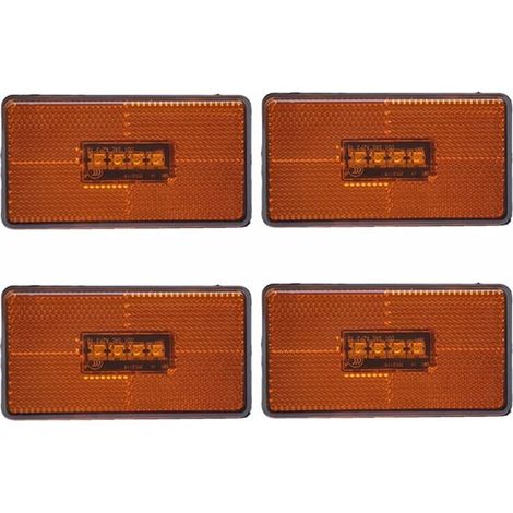 4 pezzi 24V camion 4 luci di posizione laterali a LED 2052119 per serie 5 6 cabine PR serie GTS camion lampada indicatore LED ambra (1/2)
