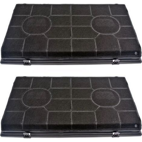 Ersatzteil - Satz von zwei originalen Kohlefilter Typ 190 FAT190 -  - WHIRLPOOL, ROSIERES, SCHOLTES, ELECTROLUX, ARTHUR MARTIN ELECTROLUX, BAUKNECHT, FAURE, IKEA, CANDY, IGNIS, AEG, JUNO