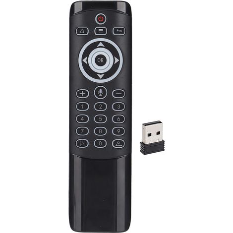 Télécommande vocale sans fil 2,4 GHz avec gyroscope : prise en main facile, contrôle précis, souris aérienne (1/5)