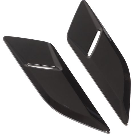 Paire de caches décoratifs de sortie d'air de capot pour Land Rover Range Rover Sport L494 2014-2022, noir brillant (1/5)