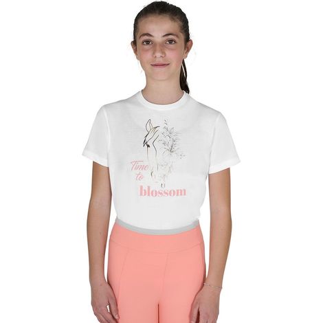 12 anni, Blu: T-shirt in cotone per bambina stampa Time to Blossom (1/4)