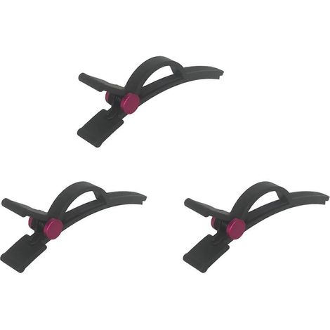 Set mit 3 Airwrap Haartrocknerclips, Stylingclips für Lockenstäbe und Haarstylinggeräte, Volumenclips B (1/4)