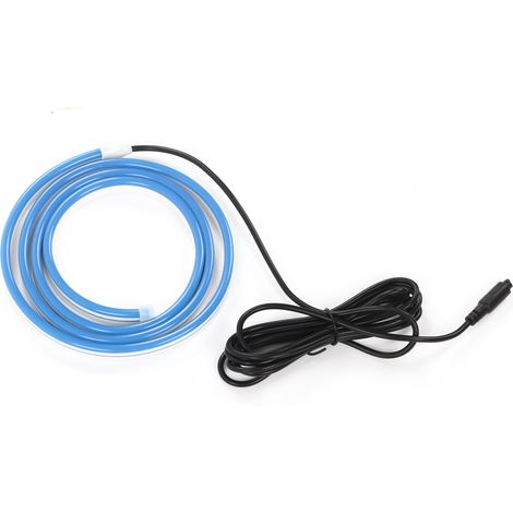 Bande lumineuse LED extérieure flexible bleue 12 V pour capot de voiture, 1,2 m de long, étanche IP67, pour voitures, SUV et camions. (1/5)