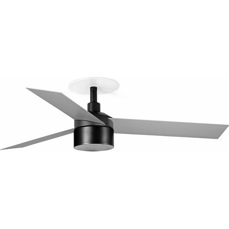 Faro Cruiser Ventilateur de plafond encastré Cruiser 106 cm TEK LED, noir mat, pales en aluminium, 2700 K (1/2)