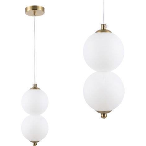Ceiling Lamp Chandelier Toolight Lhj117-2Cp Brush Gold Led (1/5)
