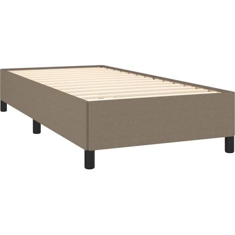 Giroletto senza Materasso Tortora 100x200 cm in Tessuto vidaXL (1/4)