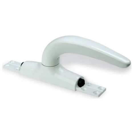 Fapim – Crémone en applique LOTHUS – Aluminium moulé sous pression – Réversibilité totale – Gâche pour crémone – Blanc