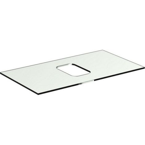Consolle in vetro TONIC II 800 mm per scocca simmetrica IDEAL STANDARD