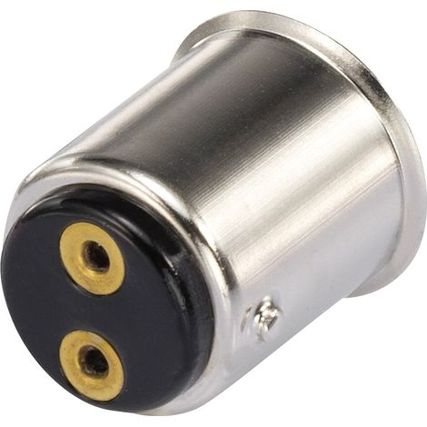 TRU COMPONENTS 1243988 Lampenfassung Sockel (Miniaturlampen): BA15d Anschluss (Sockel): Lötöse 1 St.