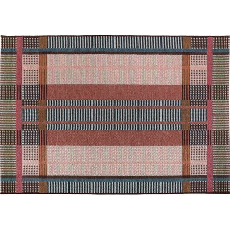VIVARAISE - Tapis extérieur Vivaraise Kaël - Polypropylène 100% - Design Multico (160 x 230 cm)