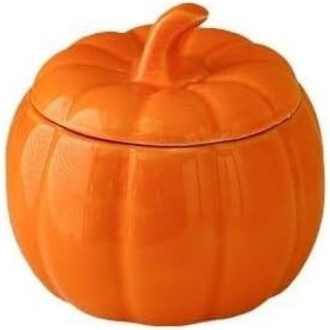 Lot de 2 Pots Bougies Citrouille, Vide, Halloween, Ceramique, DIY, Decor, Automne, Bougie (1/5)