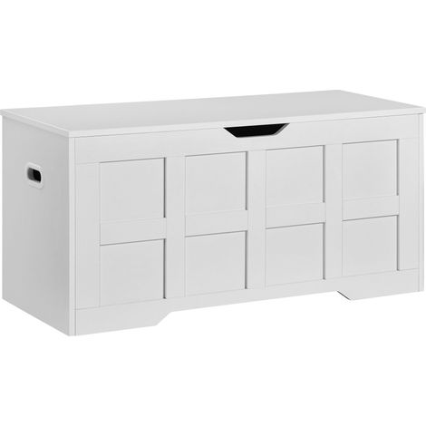 Large Storage Ottoman, White (1/5)
