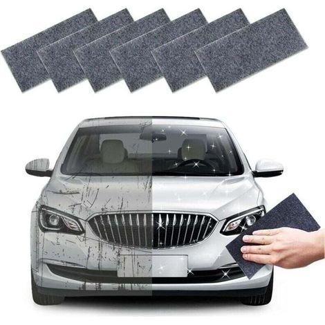 Nano Sparkle Cloth Lot de 6 Chiffons Anti-Rayures pour Voiture, réparation Efficace des éraflures, Compatible avec Toutes Les Couleurs, réutilisable, Polish Entretien Polissage l’Entretien (1/4)