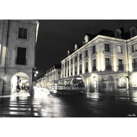 Tableau sur toile rue royale Orléans 45x65 cm - Impression sur Toile Murale Décorative - Image imprimée en HD sur Toile - Toile sur Châssis en Bois FSC - Fabriqué en France (1/5)