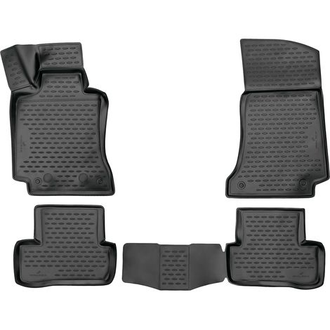 Tapis en caoutchouc XTR pour Mercedes-Benz Classe C (W205) 07/2013-Auj., Classe C (S205) 09/2014-Auj.