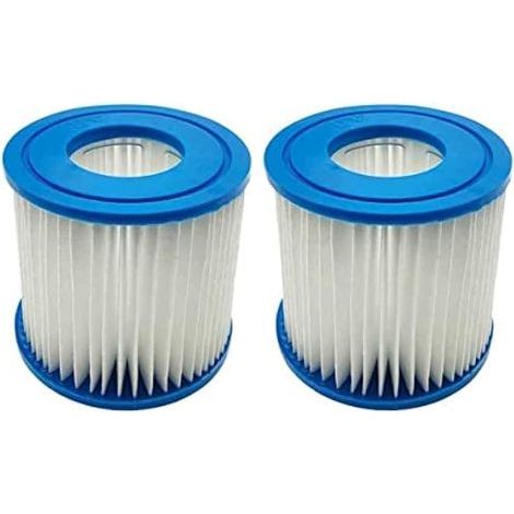 Lot de 2 cartouches filtrantes pour Bestway Type VII et D, compatibles avec cartouche filtrante Intex Type D Hot Spring Spa Piscines (1/5)