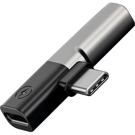 2 en 1 Adaptateur USB C vers Jack 3.5mm, Adaptateur USB c Jack Audio HiFi avec Prise Casque 3,5 mm + Port de Charge, Compatible i Phone 16 15 Pro Max, Galaxy, Hua wei, Musique et AP pel (1/5)