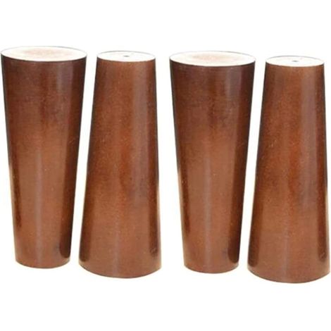 Wooden Table Legs Replacement Tapered Tapered Solid Wood Wooden Table Legs for DIY Bed/TV Cabinet/Countertop Replacement Leg (4 Piece 5cm) (1/5)