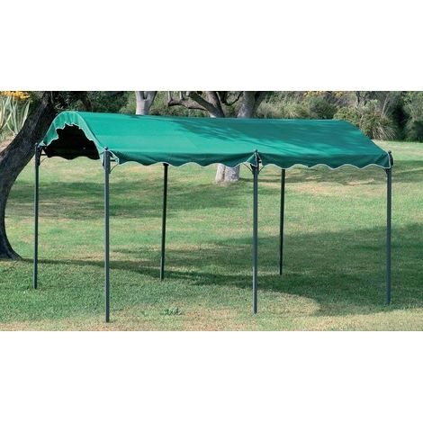 Top de rechange pour abri de voiture gazebo mt.3x4 vert - Salon (1/3)