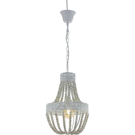 Suspension Barnhill 1, lustre 1 flamme vintage, rétro, shabby chic (1/3)