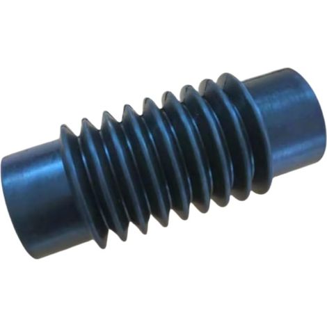 Tuyau ondulé EPDM avec 2 colliers - Diamètre 40-70 mm × 150-500 mm - 40 °C à +220 °C - Tuyau d'eaux usées flexible pour la maison, la machine à laver et le drainage du pont (caoutchouc noir (1/5)