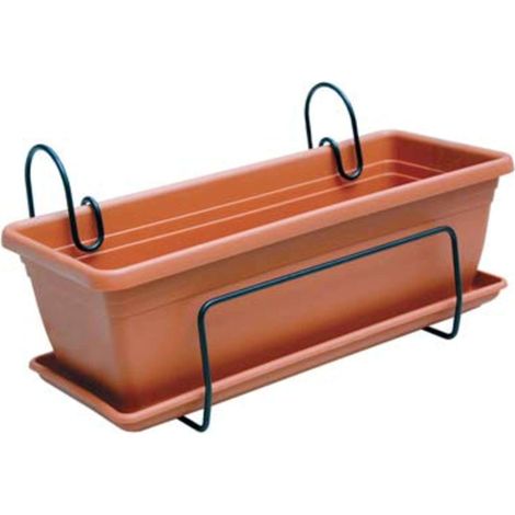 CASSETTA + SOTTOCASSETTA IRIS + BALCONIERA ICS - PP TERRACOTTA CM 60X20 H.CM 16 - 1 pezzo