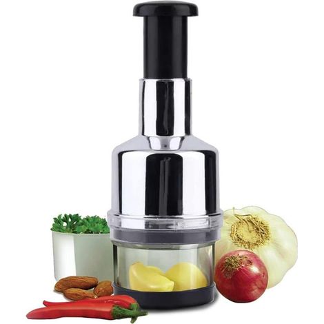 Hachoir à oignons manuel, hachoir à légumes multifonctionnel, coupe-légumes manuel, hachoir à légumes portable (1/5)