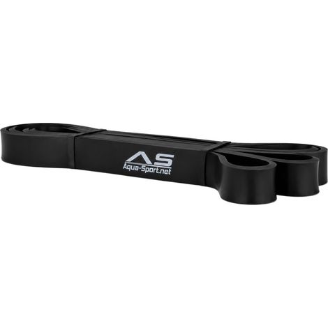 AQUA-SPORT POWERSTRECH SUPERBAND SCHWARZ WIDERSTAND 2080x4,5x21 mm 11-30kg AS2080 (1/5)