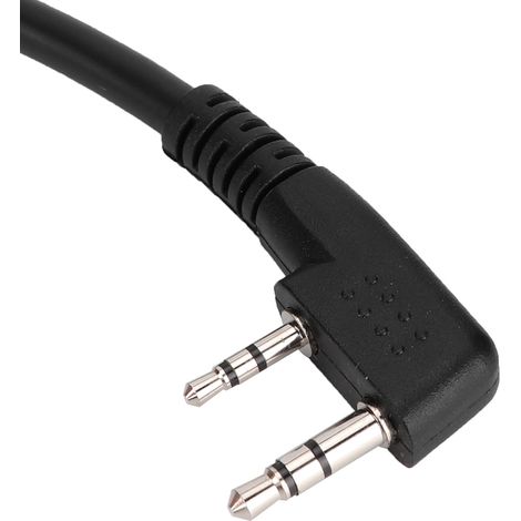 Câble adaptateur 2 broches vers 5 broches pour radios Kenwood, Baofeng, HYT et casques de communication