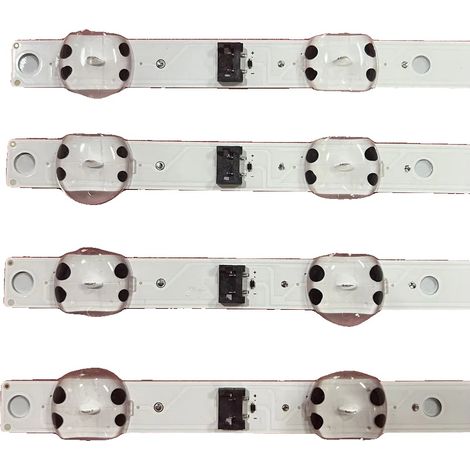 LED-Streifen, 582 mm Länge, 8 LEDs, 6V Stromversorgung, Geeignet für mehrere TV-Modelle, Aluminium-Material (1/5)