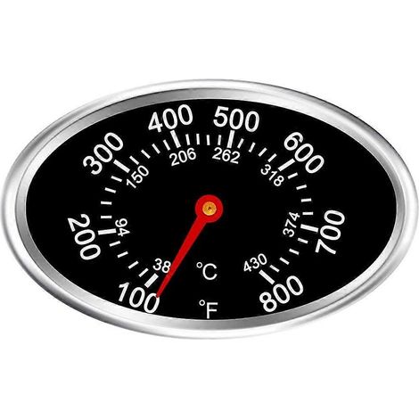 Couvercle de barbecue avec thermomètre et indicateur de chaleur - Remplacement pour couvercle de barbecue (1/5)
