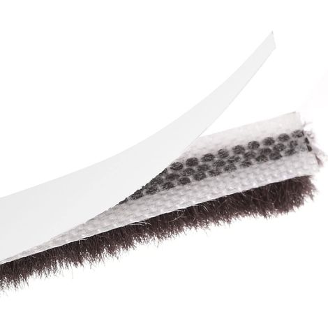 Brosse d'étanchéité sourcing map 7,9 m (L) x 0,71 cm 0,61 (H) auto-adhésive pour portes et fenêtres, (1/5)