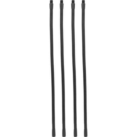 Jeffergarden Tuyau de lampe à col de cygne en aluminium calibre 10mm Flexible pour lampe de Table et de bureau raccords d'éclairage 45cm 4 pièces (1/5)
