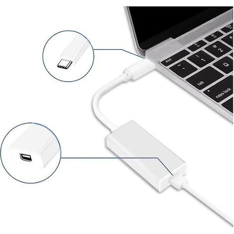 adaptateur Thunderbolt 3 vers Thunderbolt 2, câble USB Type-C pour MacBook Air et Pro - Idée cadeau