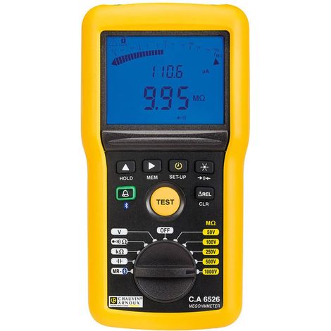 Chauvin-Arnoux C.A 6526 Controllore di isolamento IP54 Bluetooth (1/4)
