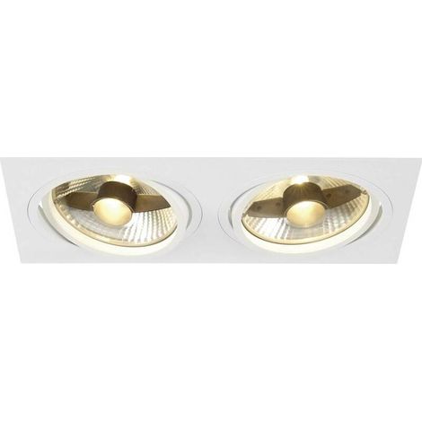 [NEUWERTIG] B-Ware SLV Einbauleuchte Deckenspot Spot Halogen LED GU10 weiß Aluminium New Tria 1 (1/2)