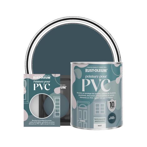 Peinture pour PVC, Finition Mate - Bleu du Soir (1/3)