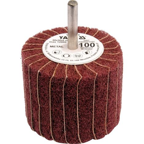 Roue à lamelles avec tige 60x50x6 p200 YT-83397 yato