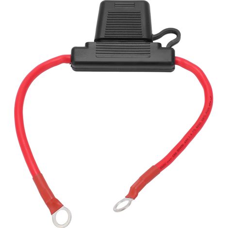 8AWG Inline-Sicherungshalter mit 80A Flachsicherung, wasserdichter Schutz für 12V-24V Stromkreise, Boote und Fahrzeuge. (1/5)