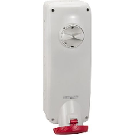 PratiKa - socle de prise à vis - saillie - 63A - 3P+N+T - 380-415V IP65 - PKB63P535