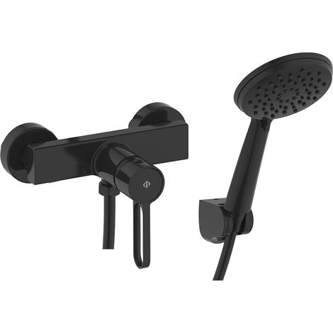 Grifo de ducha con mezclador monomando Dior negro GME (1/2)