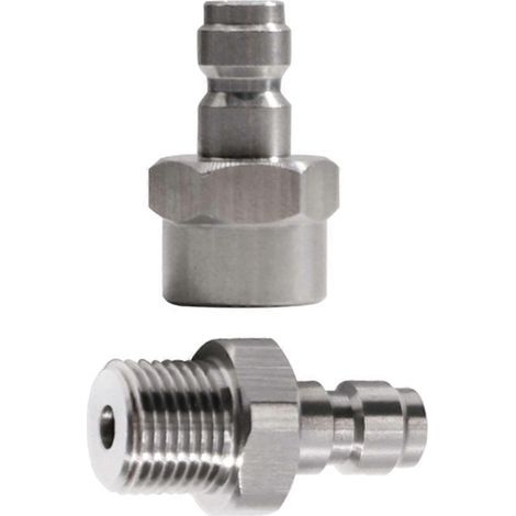 Filetage femelle M11x1 et filetage extérieur pour adaptateur de dioxyde de carbone (argent) (1/5)