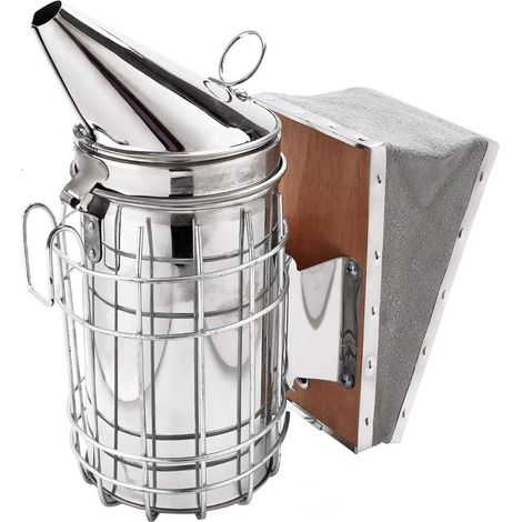 Kit d'outils pour d'apiculture, Fumeur d'abeilles, Fournitures apicoles, Abeille Fumeur, Matériel d'apiculture, Inoxydable Fumeur Bee Hive, Convient Aux Débutants Et Aux Apiculteurs Professionnels (1/5)