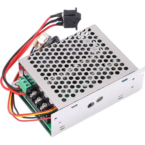 PWM-Gleichstrommotorregler, Hochstrommotor, Vorwärts- und Rückwärtslauf-Drehzahlregelungsmodul, DC 10–50 V (1/5)