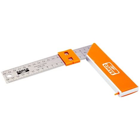 Squadra bahco 9048-200 acciaio inox 200 mm incisa