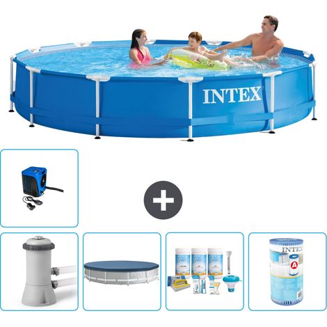 Intex Piscine Tubulaire Ronde - 366x76 cm - 6-pièces S41729 (1/5)