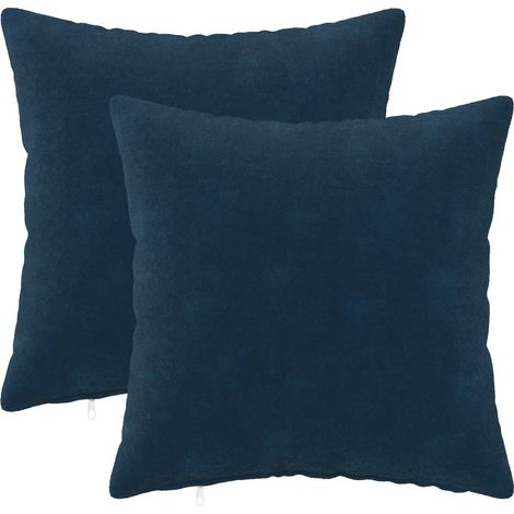 Funda de almohada 2 pcs HEERLEN Azul 30 x 30 cm vidaXL (1/5)