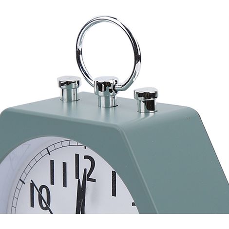 Réveil silencieux et doux pour enfants, minuteur, horloge numérique (vert) (1/5)