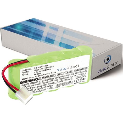 Batterie pour Bosch Roll-Lift K10 volet roulant 2000mAh 6V (1/2)