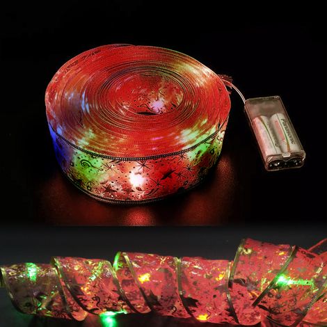 Guirlande Lumineuse LED 5 ou 10 mètres pour Sapin de Noël, Décoration Jardin et Intérieur (1/5)
